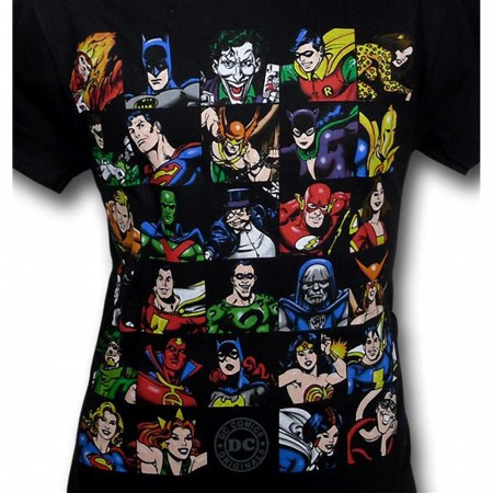 DC Comics Stacked Group T-Shirt