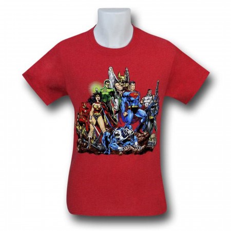DC Heroes Heather Red T-Shirt