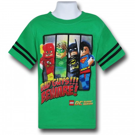 DC Lego Heroes Beware Kids Athletic T-Shirt