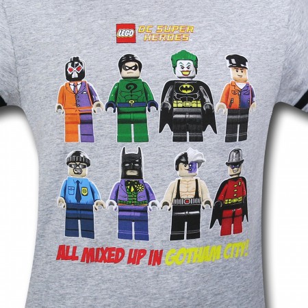DC Lego Character Mix-Up Kids Athletic T-Shirt