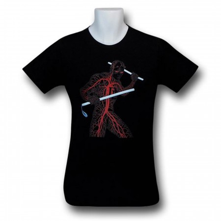 Daredevil Circulatory System 30 Single Black T-Shirt