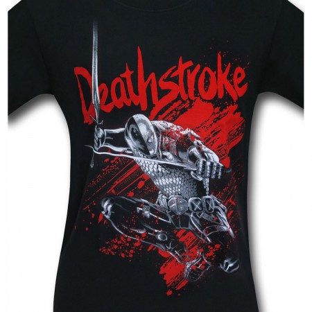 Deathstroke Splatter Men's T-Shirt