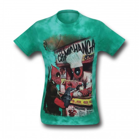 Deadpool Chimichangerous Men's Tie Dye T-Shirt