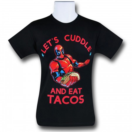 Deadpool Cuddle & Eat Tacos T-Shirt