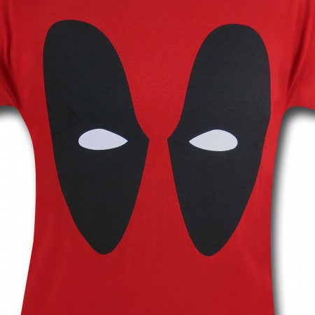 Deadpool Eyes on Red T-Shirt