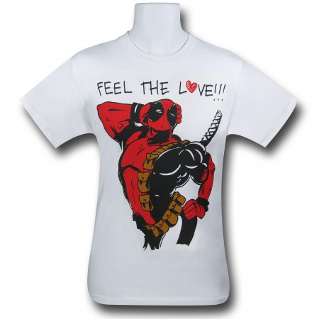 Deadpool Feel The Love 30 Single T-Shirt