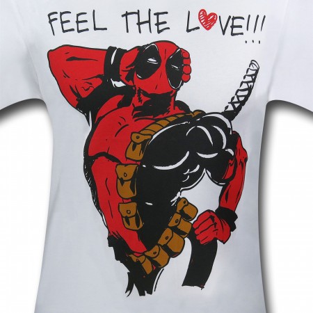 Deadpool Feel The Love 30 Single T-Shirt
