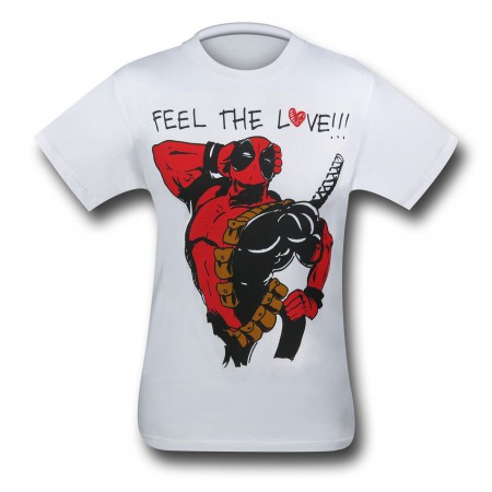 Deadpool Feel The Love 30 Single T-Shirt