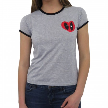 Deadpool Heart Symbol Women's T-Shirt