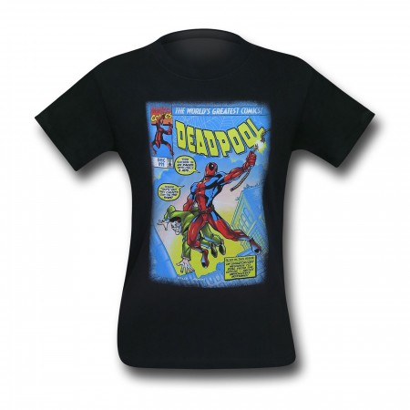 Deadpool Strong Pool Comic Cover Men's T-Shirt