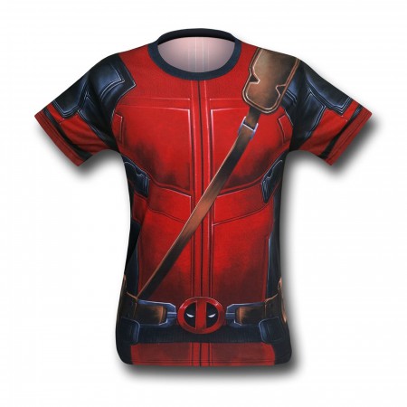 Deadpool Movie Sublimated Costume T-Shirt