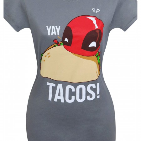 Deadpool Yay Tacos Women's T-Shirt