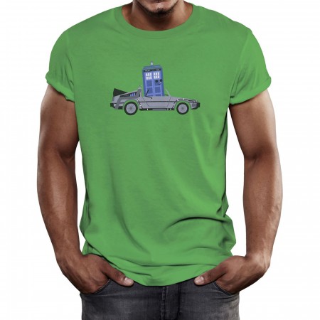 DeLorean Police Box T-Shirt