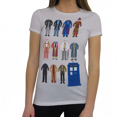 Dr. Who Minimalist Doctors Women's T-Shirt
