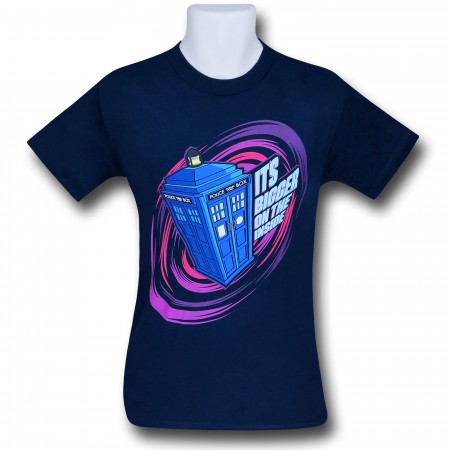 Doctor Who Bigger On The Inside Navy T-Shirt