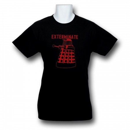 Dr. Who Dalek Red Linear Variant T-Shirt
