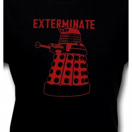 Dr. Who Dalek Red Linear Variant T-Shirt