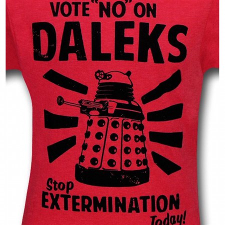 Doctor Who Daleks Vote 30 Single T-Shirt