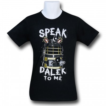 Doctor Who Speak Dalek To Me 30 Single T-Shirt