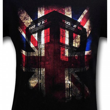 Doctor Who Union Jack Tardis T-Shirt