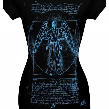 Dr. Who Vitruvian Angel Women's T-Shirt