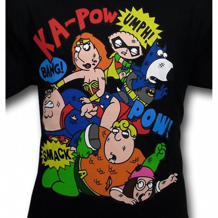 Family Guy Superhero Fight T-Shirt