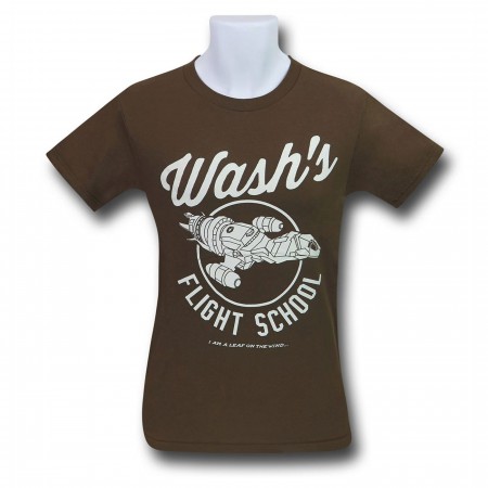 Firefly Wash's Flight School Men's T-Shirt