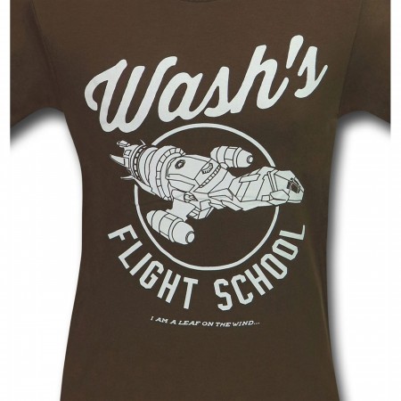 Firefly Wash's Flight School Men's T-Shirt