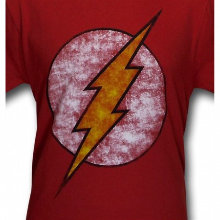 Flash Distressed Washed Symbol T-Shirt