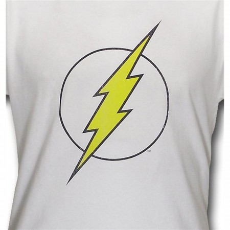 Flash Outline Symbol Ringer T-Shirt