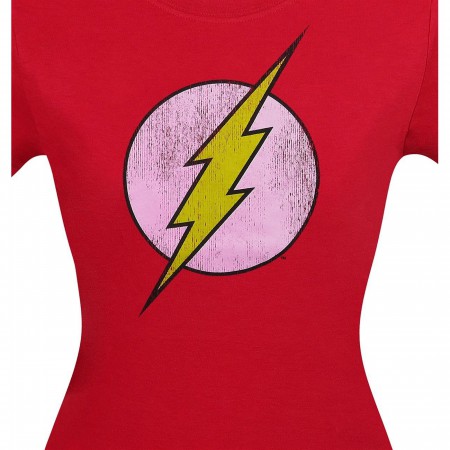 Flash Distressed Symbol Factory Second Women's T-Shirt