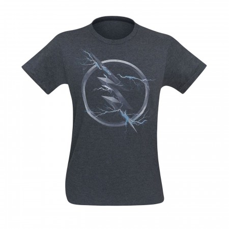 Flash Zoom Symbol Charcoal Men's T-Shirt