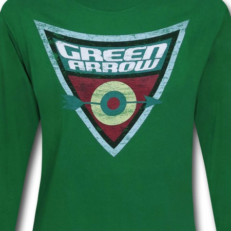 Green Arrow Brave & Bold Symbol Long Sleeve T-Shirt