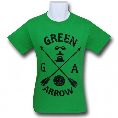 Green Arrow Crossed Arrows T-Shirt
