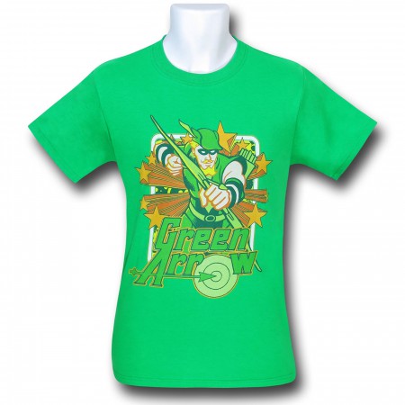 Green Arrow Stars Green T-Shirt