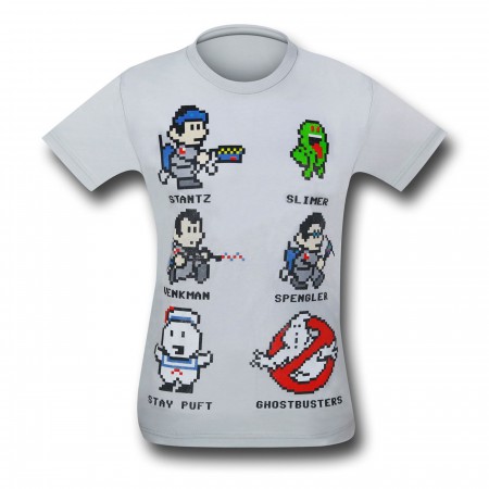 Ghostbusters 8-Bit 30 Single T-Shirt