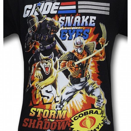 GI Joe Snake Eyes Vs Storm Shadow 30 Single T-Shirt