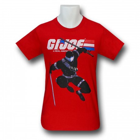 GI Joe Snake Eyes Red 30 Single T-Shirt