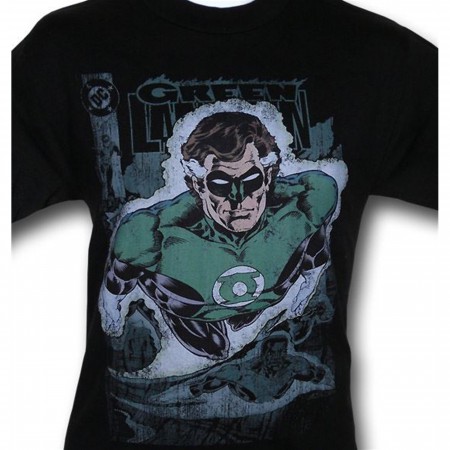 Green Lantern #1 Cover Distressed T-Shirt