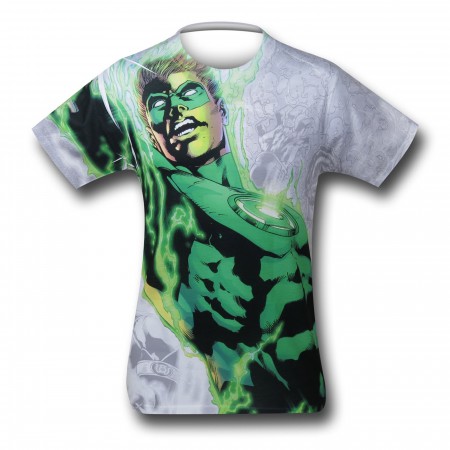 Green Lantern Arm Raise Sublimated T-Shirt