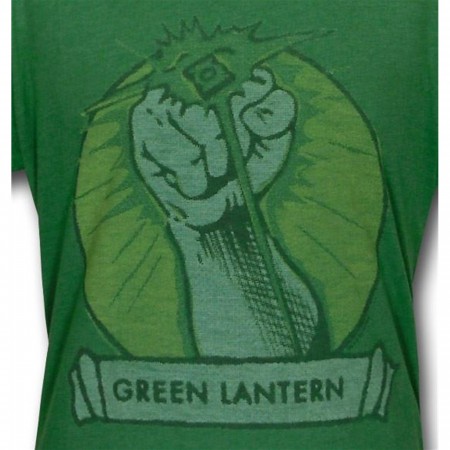 Green Lantern Fist Junk Food T-Shirt