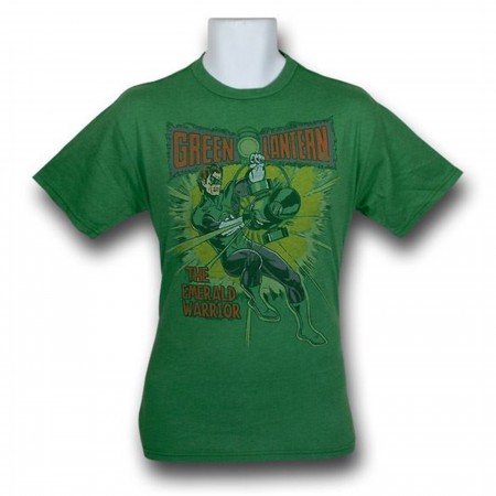 Green Lantern Warrior Junk Food Heather T-Shirt
