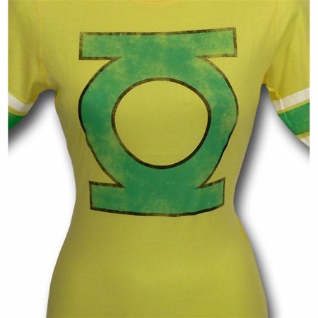 Green Lantern Jr Womens Athletic T-Shirt