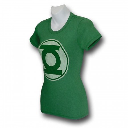 Green Lantern Juniors Timeworn Junkfood T-Shirt