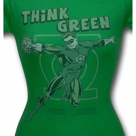 Green Lantern Think Green Women's T-Shirt