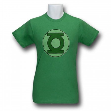 Green Lantern Light Green Distressed T-Shirt