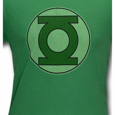 Green Lantern Light Green Distressed T-Shirt
