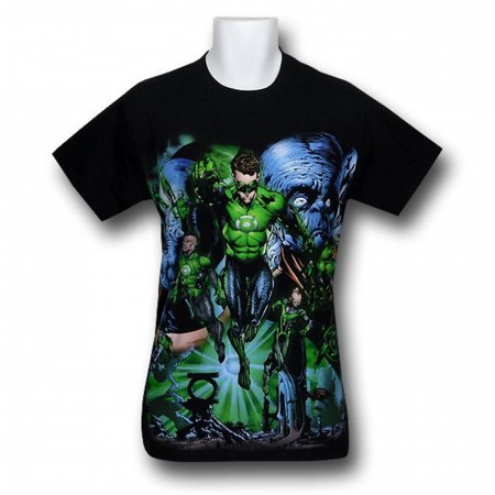 Green Lantern Movie Group T-Shirt
