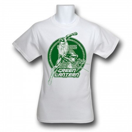 Green Lantern Movie Monochrome Hero 30 Single T-Shirt