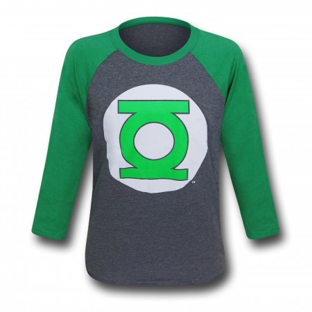 Green Lantern Split-Color Raglan T-Shirt